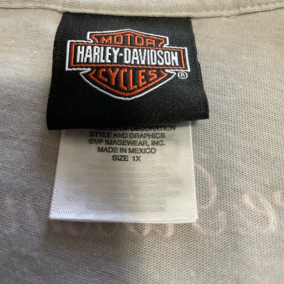 Harley-Davidson Ladies 1X Short Sleeve T-shirt. Like NEW! - Picture 5 of 5